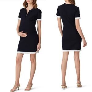 ripe Zip Front Polo Maternity Dress - Size XS